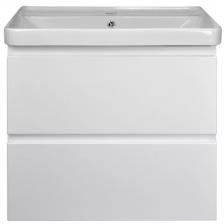 Тумба с раковиной подвесная Azario Мила 80 белый, матовый (CS00080142)