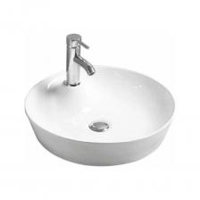 Раковина керамичеcкая накладная для установки на столешницуПредусмотрен монтаж смесителя на раковину, с отверстием под смесительДонный клапан и смеситель в комплект не входят  