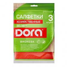 Салфетки для уборки DORA Набор салфеток из вискозы