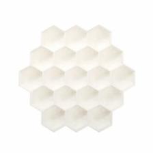 Силиконовая форма для льда Jordan Judy Ice Mold Honeycomb Beige 19 ячеек (CD033)