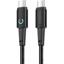 Кабель Deppa USB-C/USB-C 1,5m Black (72524)