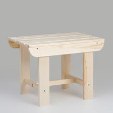 Лавка деревянная, 60x40x43.5 см, липа, «Добропаровъ»