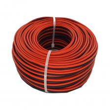 Внимание! Фото товара является условным, при выборе ориентируйтесь на технические характеристики.Акустический кабель Ripo красно-черный SC-RB-2x0.5 с проводниками CCA 2х0,5 мм?, реализующийся в упаковке 50 м, оптимален для обустройства различных аудиосистем — он подходит для коммутации колонок, пультов, микрофонов и прочих устройств. Его конструкция позволяет передавать звук с высокой чистотой без помех: соответствующее сечение снижает сопротивление и шумы, алюминиевый сердечник с медным покрытием обеспечивает хорошую проводимость и защиту от коррозии, плотная оболочка предотвращает повреждения и наводки, а также служит для маркировки благодаря стандартизированной черно-красной расцветке.