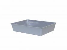 Туалет для кошек с бортиком Classic Rim, теплый-серый (Бельгия) (42 см)