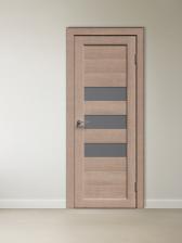 Комплект межкомнатной двери «С-3/10», со стеклом, 2000x800 мм, цвет дуб светлый