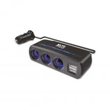 Максимальная мощность подключаемых устройств: 80 Ватт Максимальный выходной ток: 7 ампер USB порты: выходное напряжение 5 Вольт USB порты: выходной ток 3 Ампера Для легковых и грузовых автомобилей: напряжение бортовой цепи 12/24В Светодиодная индикация Защита от короткого замыкания-плавкий предохранитель в корпусе штекера В комплекте двусторонняя клейкая лента для крепления