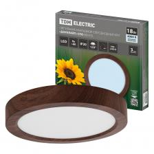 Светильник накладной светодиодный круг "Даунлайт" СПО (венге) 18 Вт 22532 мм 4000К TDM предназначен для общего освещения бытовых помещений, а также объектов коммерческой недвижимости, таких как офисы, торговые центры и общественные помещения.Светильник обладает рядом преимуществ, которые делают его отличным выбором для различных типов помещений. Равномерно светящаяся поверхность благодаря матрице LGP обеспечивает равномерное и комфортное освещение. Отличный теплопровод благодаря радиатору из алюминия и корпусу светильника гарантирует стабильную работу на протяжении всего срока службы.Простота и удобство монтажа делают этот светильник удобным и быстрым в установке. Широкий диапазон входных напряжений АС 100-240 В позволяет использовать светильник в различных условиях. Ударопрочный корпус и материал, не поддерживающий горение, обеспечивают безопасность использования.Светильник имеет мощность 18 Вт, одну светодиодную лампочку, круглую форму и напряжение 100/240 В. Цветовая температура составляет 4000 К, что соответствует белому свету. Вес светильника составляет 0,49 кг.Выбирая светильник накладной светодиодный круг "Даунлайт" СПО (венге) 18 Вт 22532 мм 4000К TDM, вы получаете надежное и качественное освещение для вашего дома или офиса.