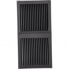 Вентиляционная решетка Решетка вентиляционная 150х300 мм черный муар Трибатрон 87728