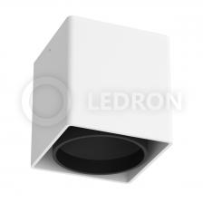 Накладной светильник под сменную лампу Ledron KEA ED GU10 White-Black