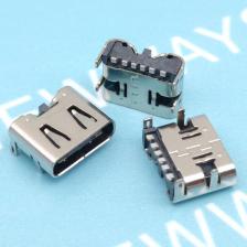 10 шт., разъем Micro Usb, 6-контактный разъем Type-C, USB3.1, для мобильного телефона, мини-разъем USB, разъем для зарядки