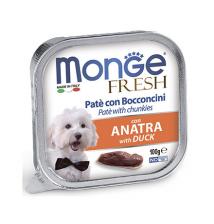 Monge Dog Fresh Duck / Влажный корм Консервы Монж Фреш для взрослых собак Утка (цена за упаковку)