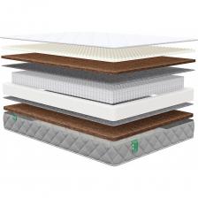 Матрас Sleeptek MAX Relax S1000 90x190 см MSMRS1000-90-190 - пружинная ортопедическая модель с функциональной массажной стороной. Матрас оптимален для тех, кто хочет получить глубокое расслабление и не забывает заботиться о здоровье своей спины. Две спальные поверхности с высокой и умеренной жесткостью. Выбирайте между массажным эффектом и классической спальной стороной. Независимый пружинный блок S1000 - увеличенная система пружин, которая оказывает правильную точечную подстройку под изгибы спины и тела. Массажная сторона реализована тандемом из койры кокоса и конвалюторной пены. Кокос оказывает правильную подстройку под спину, а массажный слой деликатно воздействует на мышцы и ткани организма, расслабляя и снимая зажимы. Жесткая сторона представлена одной лишь койрой кокоса. Натуральный слой пропускает воздух и отличается высокими ортопедическими характеристиками. Чехол сшит из приятного для тела трикотажа с высокообъемной стежкой для комфорта и велюровой части по боковым сторонам. Доставка матраса осуществляется в скрутке.