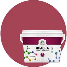 Краска для обоев стен и потолков Краска MALARE Евро 3 для обоев, стен и потолков, пьяная вишня, 2.7 л 2036773335757