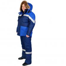 Мужской утепленный костюм АМПАРО Адмирал синий/васильковый, р. 52-54, рост 194-200 Кос308 104-108/194-200