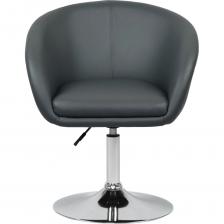 Кресло дизайнерское DOBRIN EDISON цвет сиденья серый, цвет основания хром LM-8600_CH-M_EL-188-55 предназначено для дома или офиса. Просто в уходе, что экономит время и силы. Благодаря высокой прочности прослужит долго. Эстетичный дизайн украсит любой интерьер.