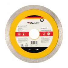 Диск алмазный отрезной сплошной 125x22,2x1,8x10мм KRANZ, цена за 1 шт
