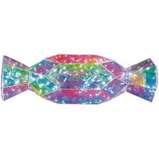 Светильник декоративный «Конфета», на батарейках 3AA (не в/к), 100 светодиодов, цвет корпуса радужный Uniel ULD-R510 3АА CANDY