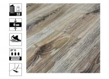 Ламинат Kastamonu Red 32 кл. 8 мм Дуб Французский Тёмный