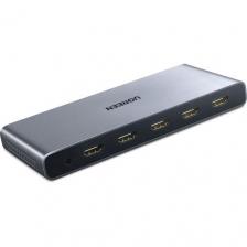 Хаб (разветвитель) UGREEN CM201, черный [50745eu]