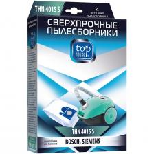 Пылесборники Top House THN 4015 S, нетканые, с антибактериальной обработкой, 4 шт (392470)