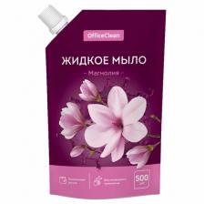 12 шт. Мыло жидкое OfficeClean "Магнолия", дой-пак, 500мл