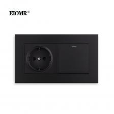 EIOMR электрическая розетка с выключателем 16А 110-220В