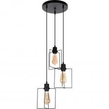 Подвесной светильник ЭкономСвет 18103/3BK представляет собой стильное и функциональное решение для освещения вашего интерьера. Он оснащен тремя лампами с цоколем E27, что позволяет использовать как лампы накаливания, так и светодиодные лампы, обеспечивая гибкость в выборе источников света. Светильник выполнен в черном цвете с матовой поверхностью, что придает ему современный и элегантный вид. Конструкция из металла гарантирует долговечность и надежность. Светильник крепится на планку, что обеспечивает простоту установки. Высота светильника составляет 78 см, а диаметр — 49 см, что делает его подходящим для различных помещений. Уровень защиты IP20 позволяет использовать его в сухих помещениях. Светильник не оснащен LED-подсветкой и регулировкой яркости, что делает его идеальным для тех, кто предпочитает стабильное освещение.