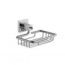 Мыльница для ванной Haiba HB8602-1 с держателем металл хром (550584)