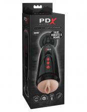 Мастурбатор с вибрацией PDX ELITE Dirty Talk Starter Stroker Pipedream RD524PD