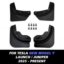 Брызговики для Tesla New Model Y 2025 Launch Juniper без сверления/ленты, брызговики, крылья, брызговики