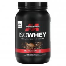 IsoWhey, 100% изолят сывороточного протеина, шоколад, 2 фунта (907 г) Muscletech
