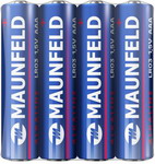Батарейка Maunfeld Alkaline ААА (LR03) MBLR03-SR40, спайка 4 шт.