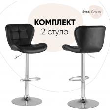 Барный стул для модного заведения или домашней кухни. Идеально впишется также в интерьеры в стиле лофт. Барный стул подойдет для бровиста, визажиста. Барный стул «Порше» черного цвета - модель с лаконичным элегантным дизайном. Подойдет для обстановки ресторана, бара или просторной кухни-столовой. Особенность «Porsche» - большая высота сиденья, регулируемая от 61 до 83 сантиметров, необходимая для расположенных на солидном расстоянии от пола барных стоек. Мягкое сиденье стула выполнено из PU-кожи с минималистичной прострочкой крупными прямоугольниками вдоль самого сиденья и спинки, цельный каркас с широким устойчивым основанием – из блестящего хромированного металла. Благодаря выраженному плавному скату от основания к спинке на стуле можно удобно устроиться даже без подлокотников. Доставляется разобранным в компактной картонной упаковке, инструкция по сборке и сертификаты прилагаются. Производитель – компания «Стул Груп».