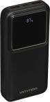 Внешний аккумулятор Vention 20000mAh, M/C-A/A, 22.5W, черный, с LED дисплеем (FHLB0)