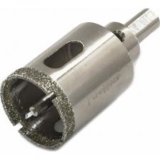 Алмазная коронка по стеклу и керамограниту Коронка алмазная по стеклу и керамограниту с центрирующим сверлом 40x67 мм РемоКолор 35-4-440