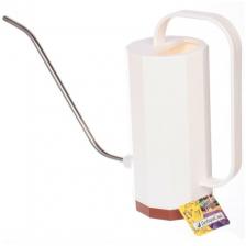 Лейка для растений 1,2л "Victoria Falls" с прикорневым поливом, angel white ДоброСад