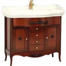 Тумба под раковину Migliore Bella 100 темное дерево