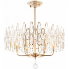 Подвесная люстра хрустальная на штанге Arte Milano Sorrento-2009 372009/6/250/490 GD