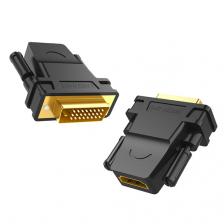 Адаптер UGREEN DVI 24+1 Male to HDMI Female, черный 20124_