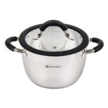 Кастрюля с крышкой Daniks "Орландо", 2,9 л (GS-01435-18CA)