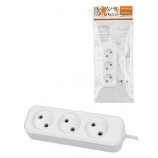 Tdm SQ1303-1312 Удлинитель 3 гнезда, 5 метров, б/з, 10 А, 2300 Вт 1 шт