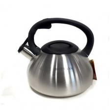 Чайник со свистком комбинир ручка матов пол 2,3л НМ 55119 Hoffmann