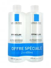 Ля Рош-позе Эфаклар очищающая мицеллярная жидкость для снятия макияжа (2 х 400 мл)