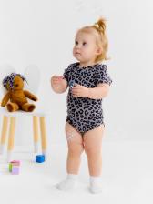 Боди для девочки «Крошка Я» Trendy grey, рост 80-86 см