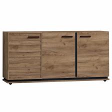 Тумба Nature 5, 1714x445x833 мм, цвет дуб табачный craft/чёрный
