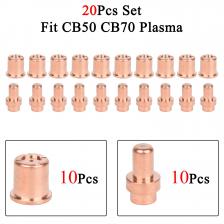 20 шт. CB50 CB70 аксессуары для плазменной резки, насадка-электрод PD0088 PR0016