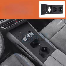 Подходит для Volkswagen Tiguan L PRO 2024 2025, крышка центральной панели управления, коробка для хранения, силиконовая панель переключения передач с защитой от царапин