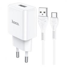 Сетевое зарядное устройство Hoco N9 белое