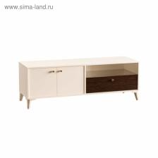 Тумба под ТВ «Миндаль 13.260», 1468x475x508 мм, цвет миндаль / венге