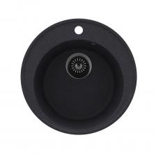 Мойка для кухни Maunfeld Medusa d49х18 см врезная кварц темно-серая